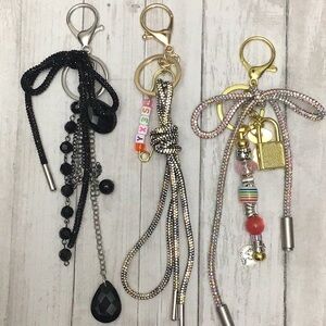Random pulls handbag charms, purse charms, bag charms